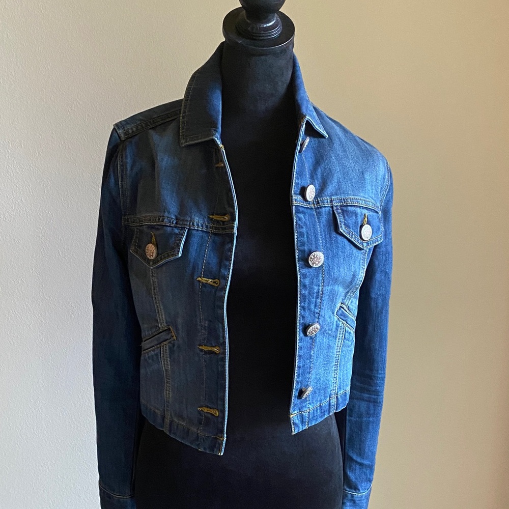 CAbi Dark Blue Jean Jacket